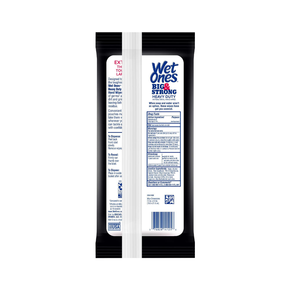 Wet Ones pila de paquetes para almacenamiento y reutilización fácil