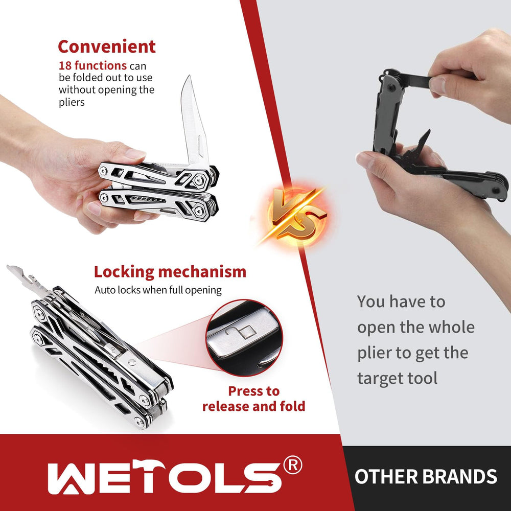 WETOLS funda EDC incluida para transporte seguro y protección