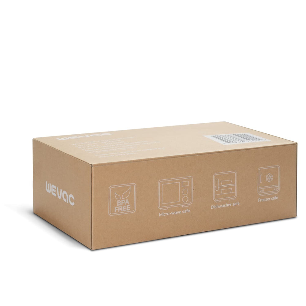 Wevac caja abierta dispensando bolsas para manejo higiénico y práctico