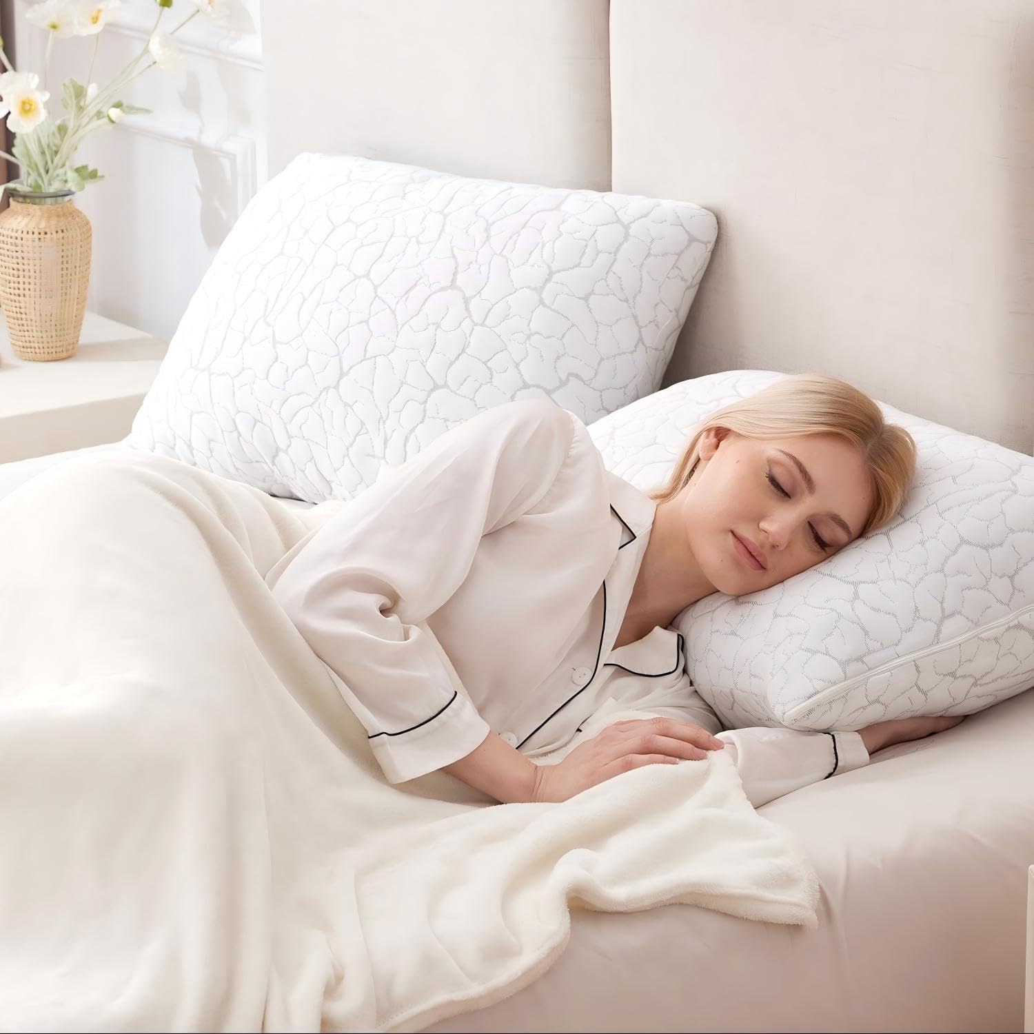 WGAKCED almohada empacada al vacío lista para envío y fácil transporte