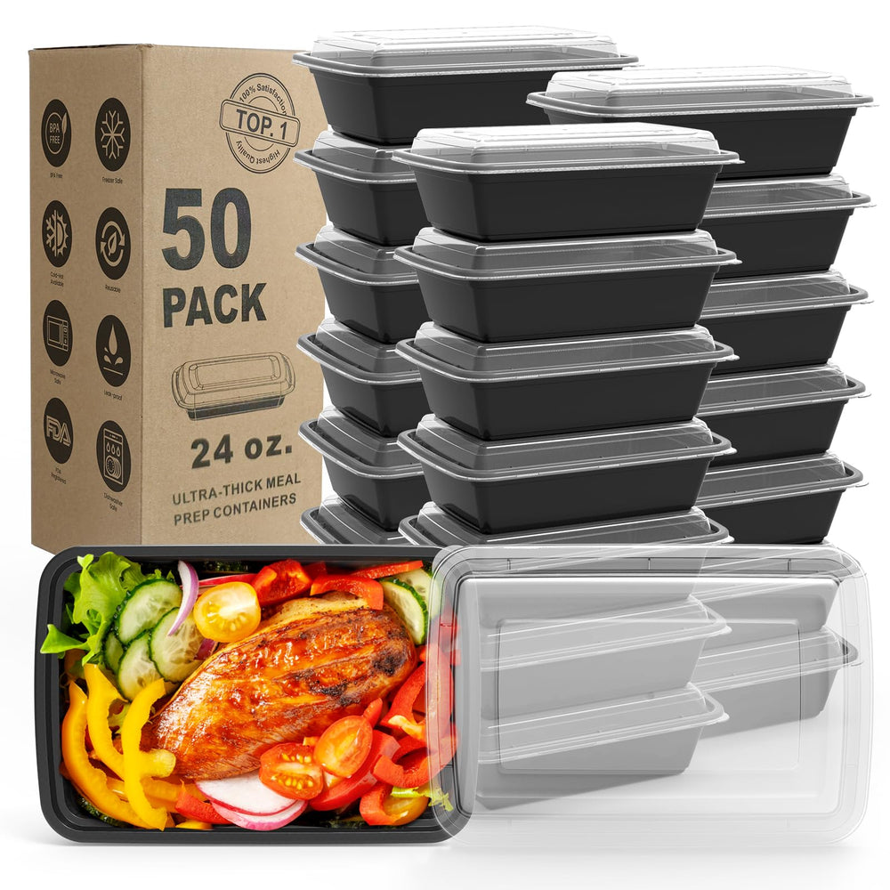 WGCC contenedor frontal mostrando forma rectangular y capacidad 24 oz para organización