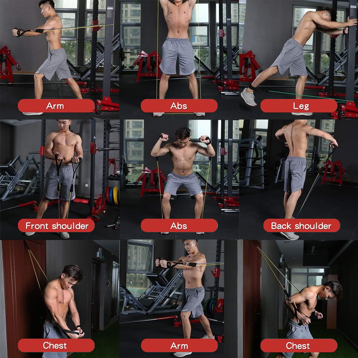 WHATAFIT kit guardado en funda portátil listo para transportar y entrenar