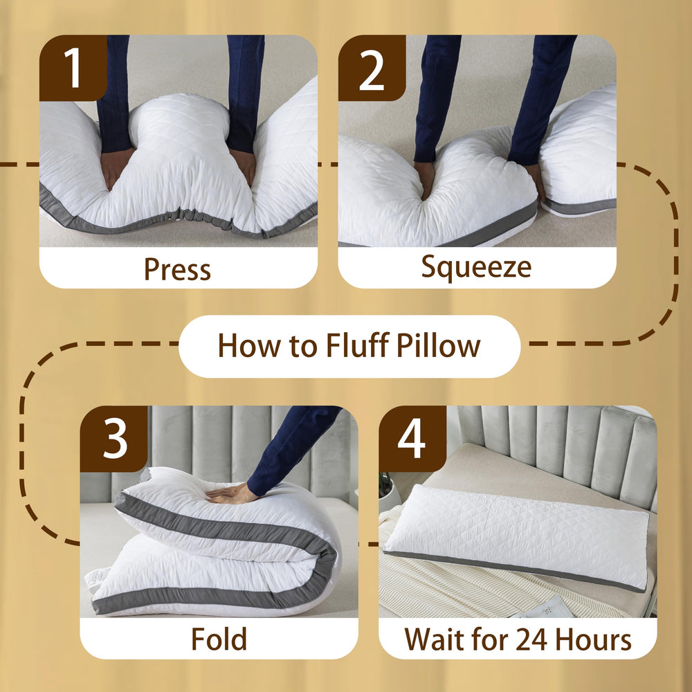 WhatsBedding almohada en dormitorio moderno ofreciendo descanso cómodo