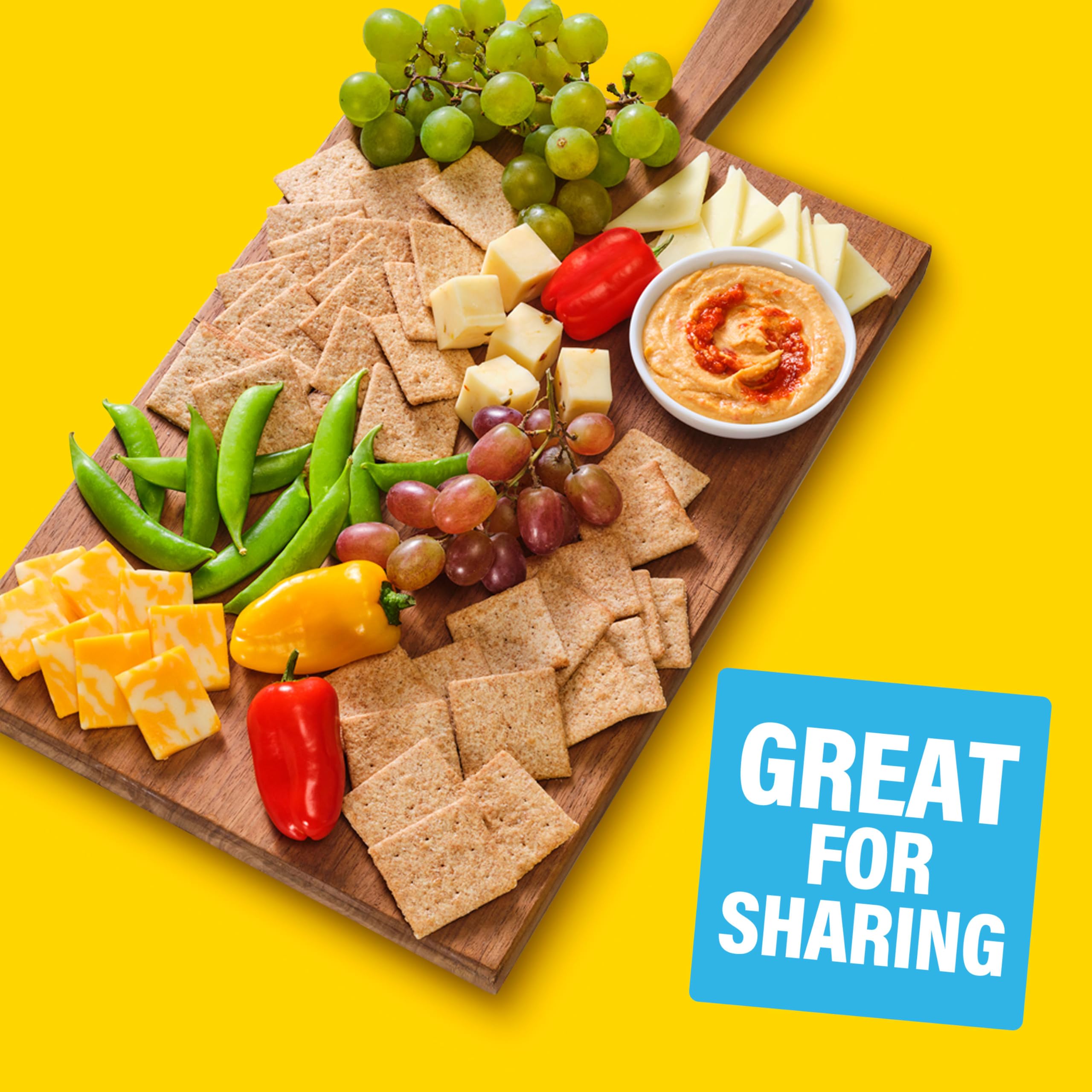Wheat Thins etiqueta nutricional clara para revisar sodio e ingredientes