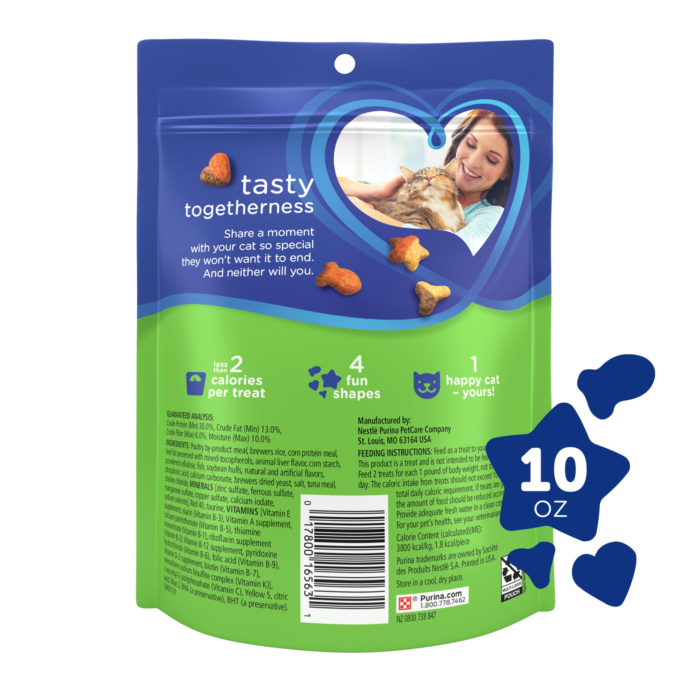 Whisker Lickin's Purina croquetas en cuenco listas para ofrecer como premio