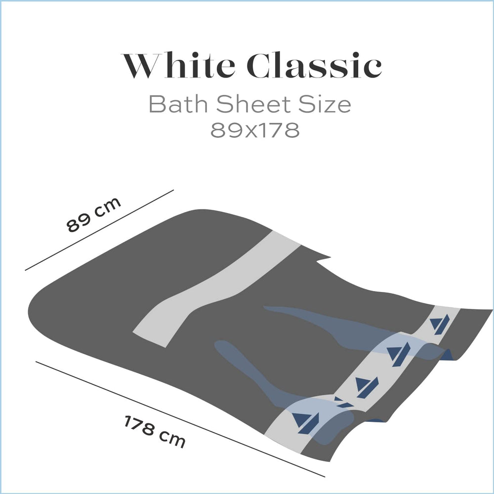 White Classic pack de 2 presentado para regalo o uso en habitaciones