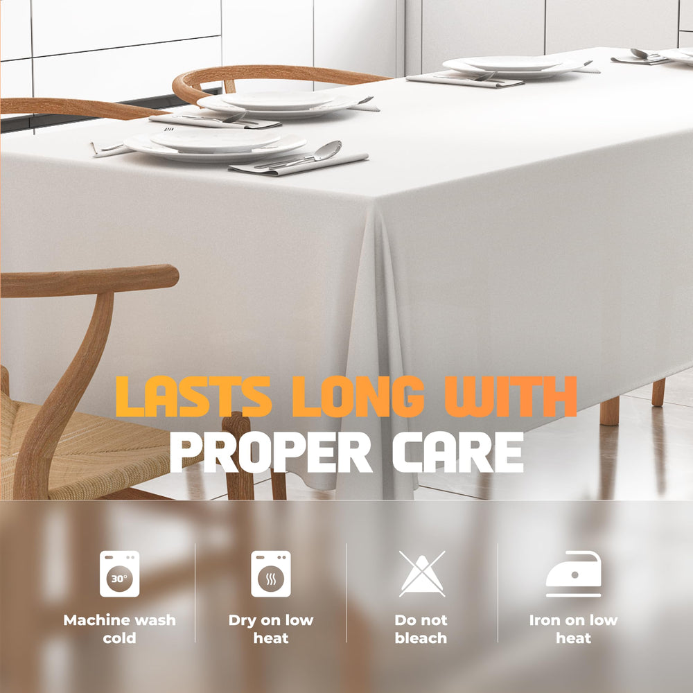 White Classic WEALUXE comparación de tamaño con regla y mesa de 8ft, confirma ajuste perfecto
