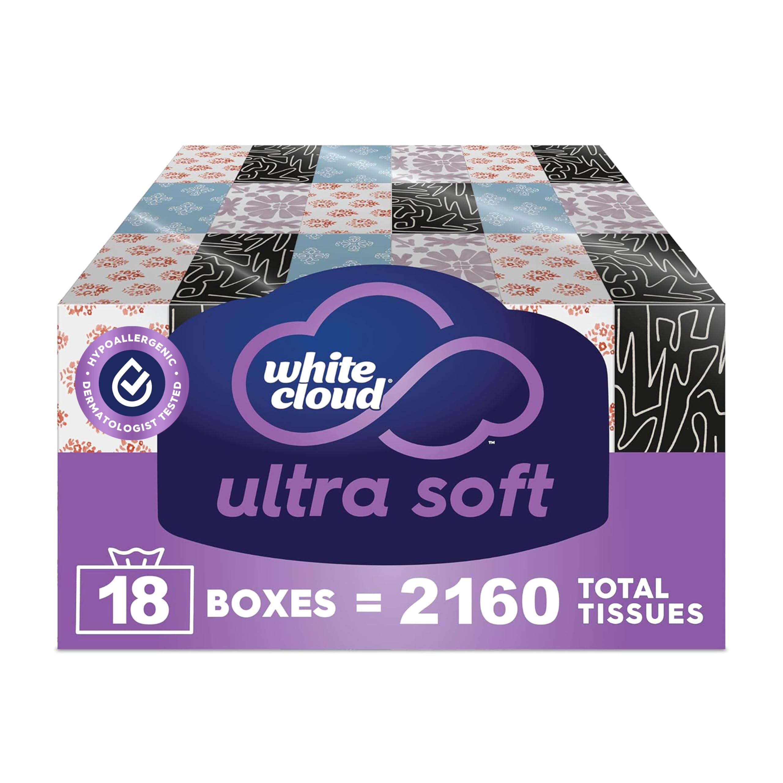 White Cloud vista frontal de la caja mostrando diseño y cantidad