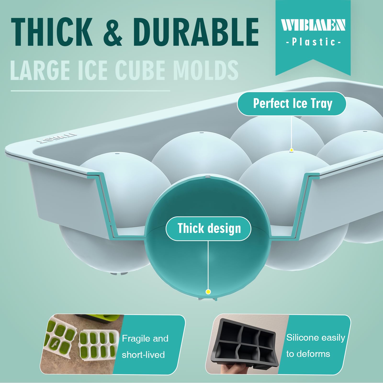 WIBIMEN primer plano del material alimentario resistente y sin olores