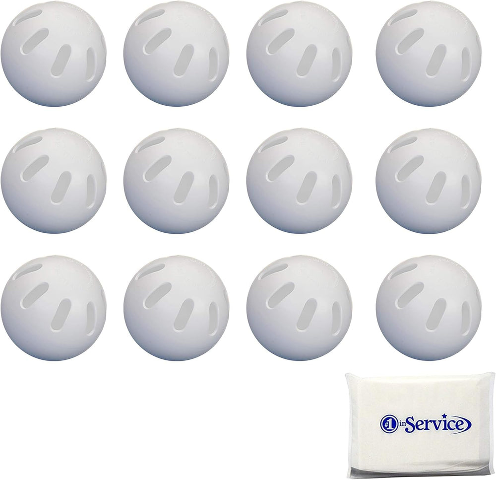 WIFFLE paquete frontal mostrando las 12 pelotas y facilidad de uso