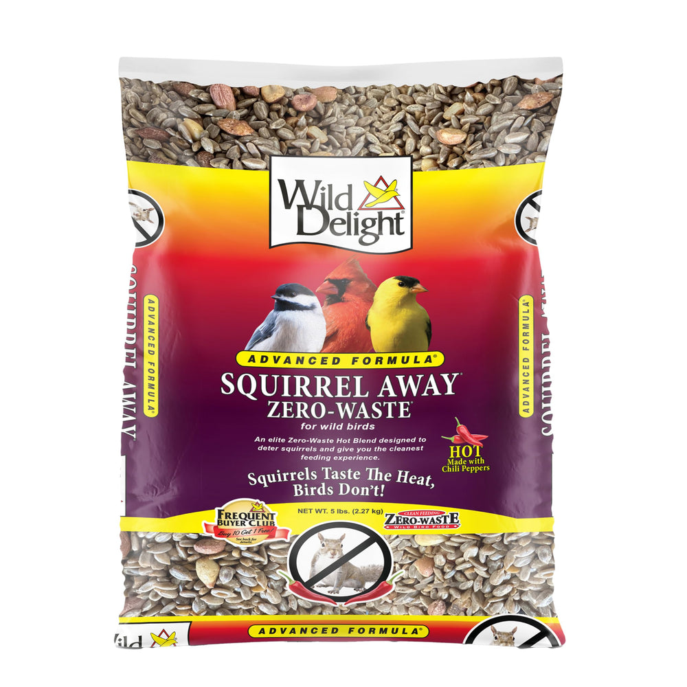 Wild Delight vista frontal del paquete de 5 lb mostrando la marca y formato práctico