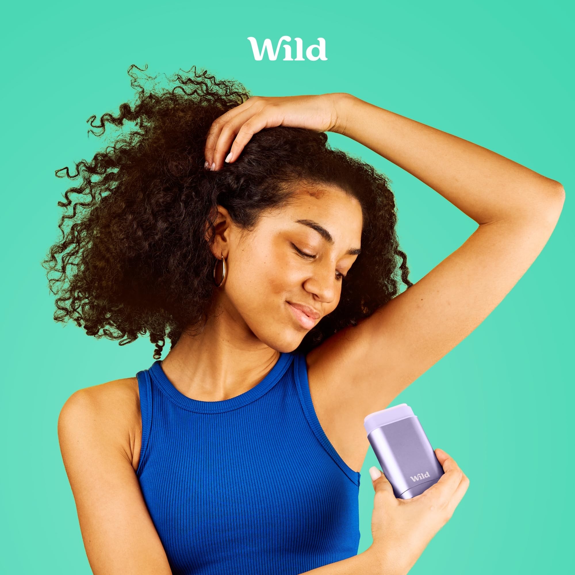 Wild producto en baño con luz natural, transmite frescura marina