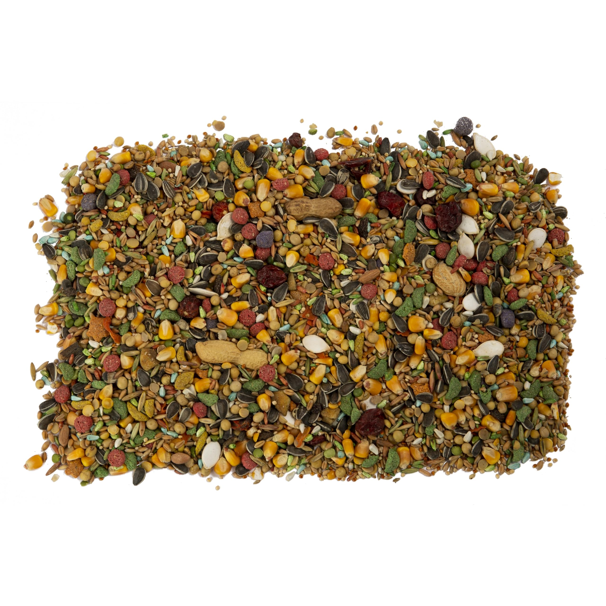 Wild Harvest mezcla de semillas en primer plano con detalle nutritivo