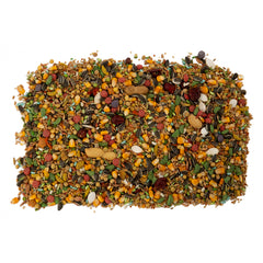 Wild Harvest mezcla de semillas en primer plano con detalle nutritivo
