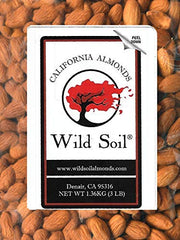 Wild Soil close-up of almond texture highlighting fresh soft moisture