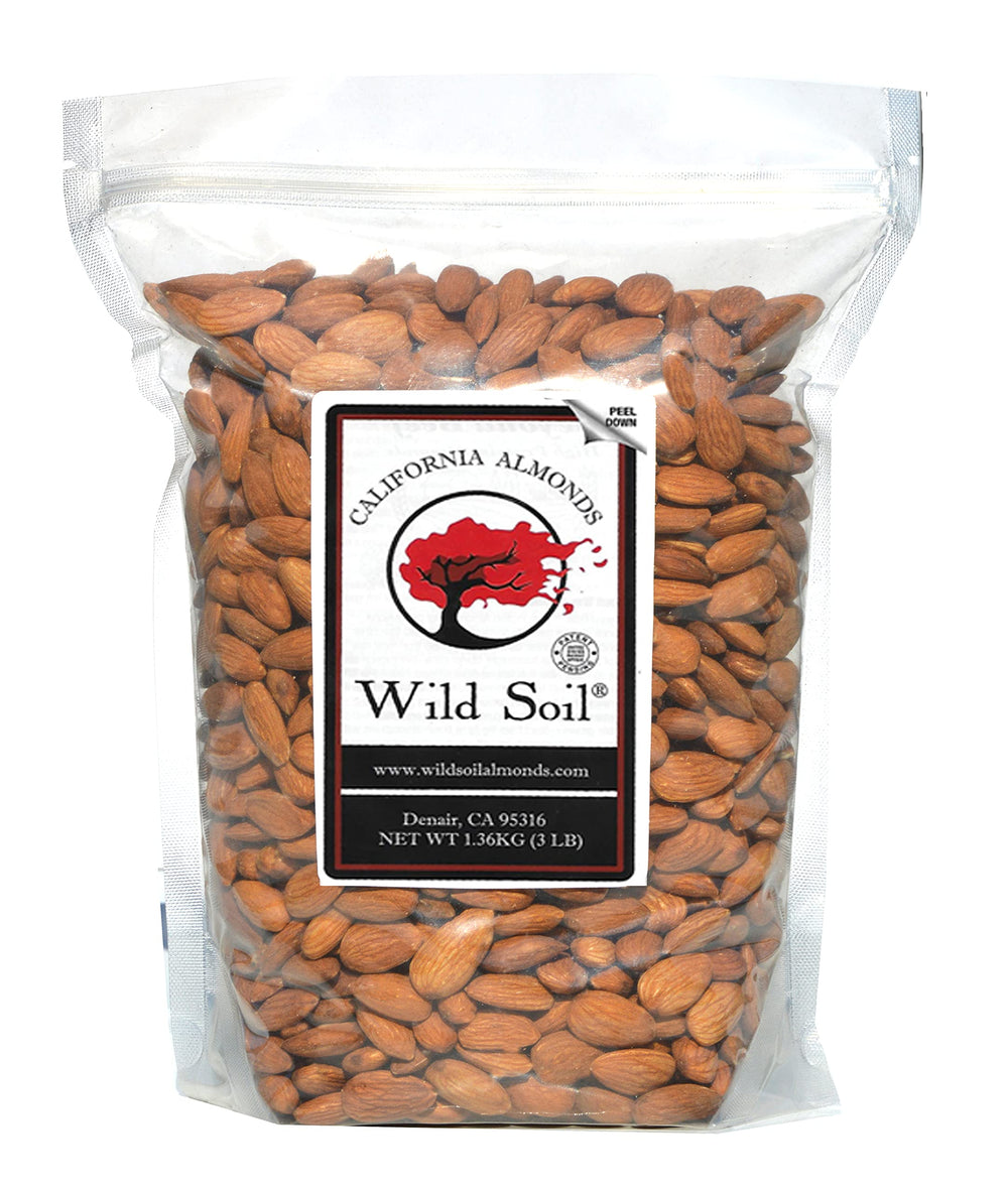 Wild Soil front-pack showing resealable bag and eco credentials