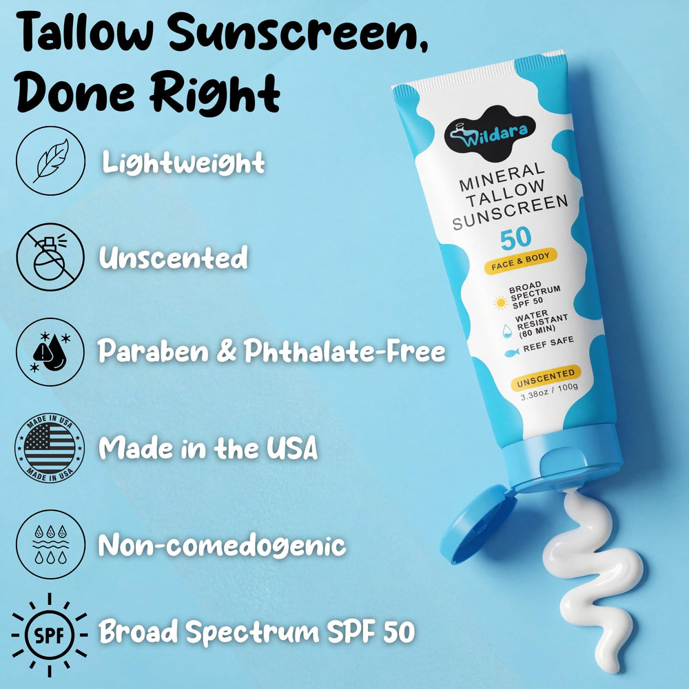 Wildara crema en cuchara destacando textura hidratante y absorción