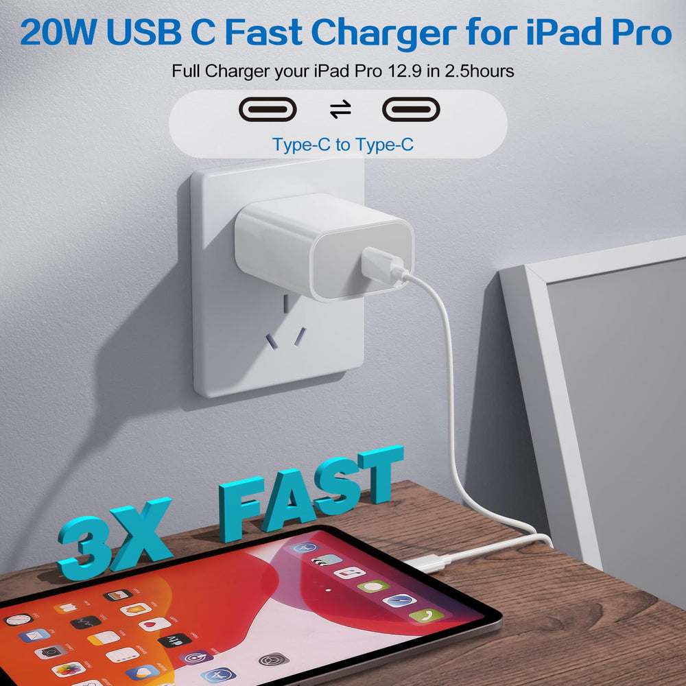WILLTOP pack abierto con dos cargadores y dos cables para viaje