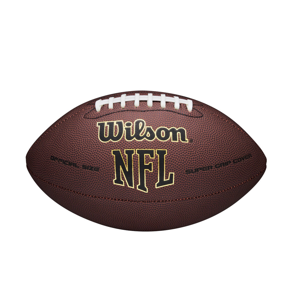 WILSON balón frontal mostrando diseño oficial y agarre mejorado