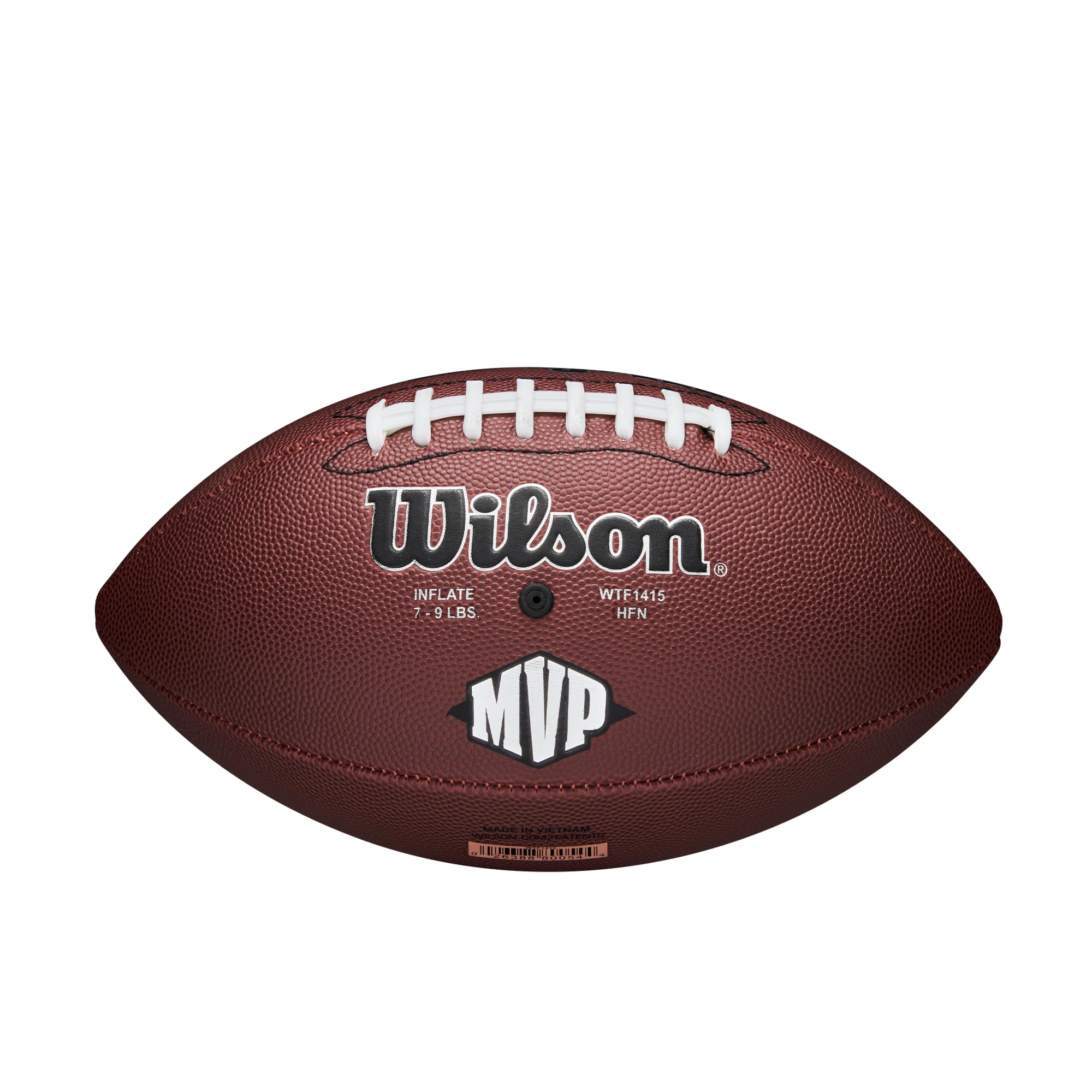 WILSON detalle del logotipo NFL auténtico y estética profesional