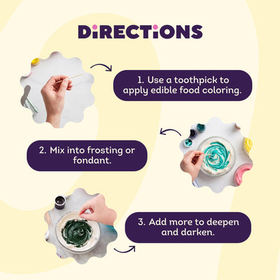 Wilton uso en manos decorando cupcake para control preciso