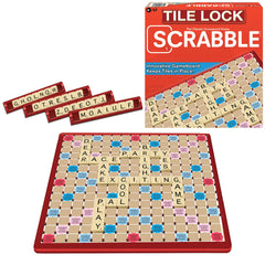 Winning Moves vista frontal del tablero con diseño compacto y bloqueo seguro