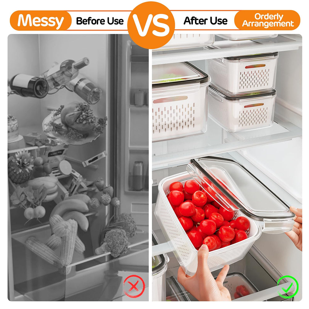 Winproper ensalada lista en contenedor, conserva frescura para llevar