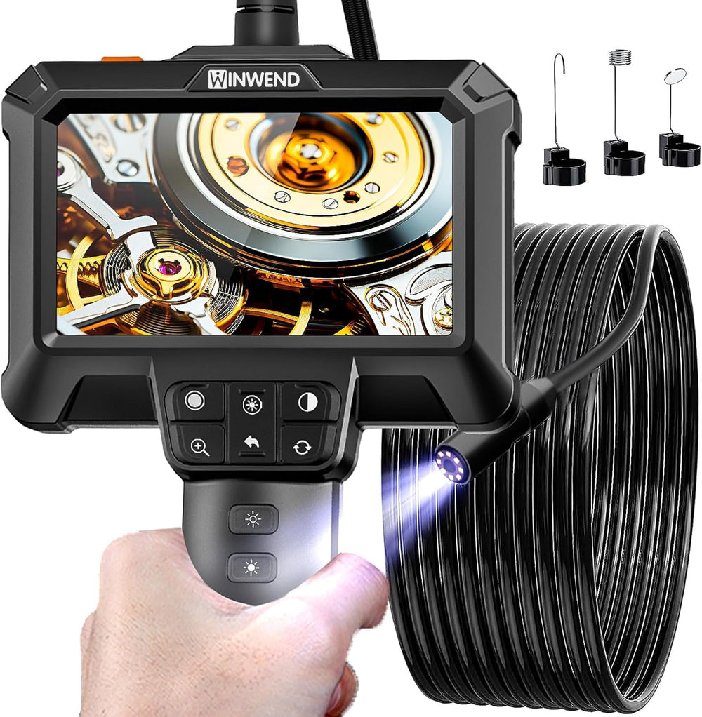 WINWEND front view showing 4.3-inch LCD and live feed for quick inspections