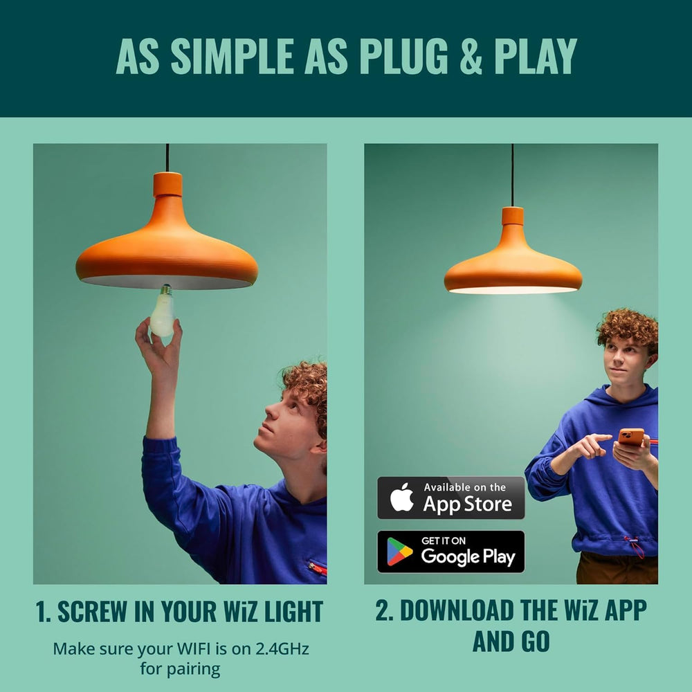 WiZ Connected motion activation in hallway, instant hands-free lighting and safety advantage