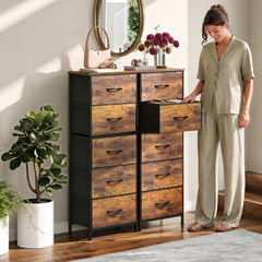 WLIVE angled lifestyle bedroom shot demonstrating compact storage and decor harmony