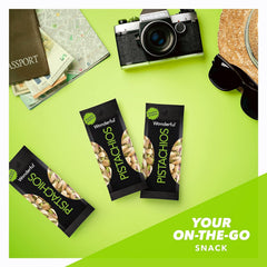 Wonderful Pistachios primer plano de textura tostada que resalta su crujiente