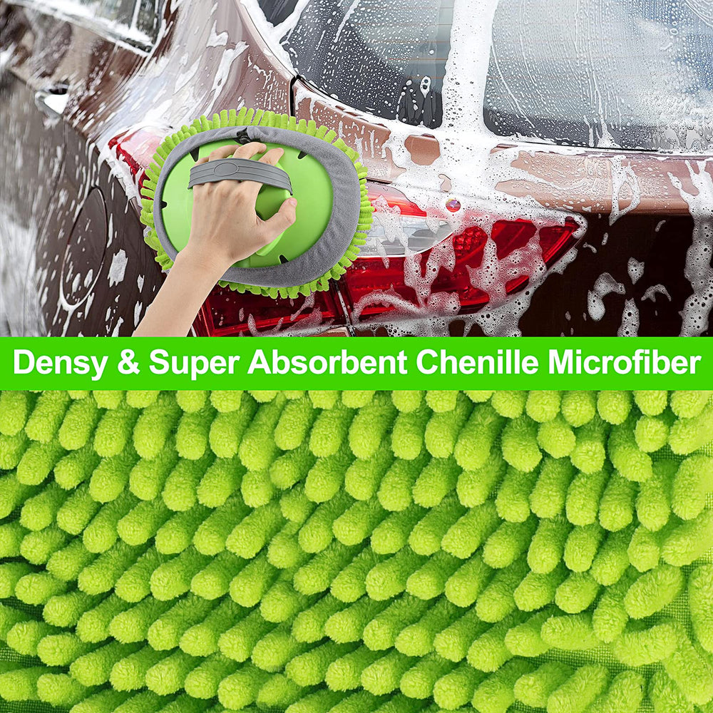 Wontolf kit in action washing a car in driveway for effortless detailing