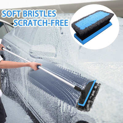 Wontolf long handle extended cleaning a roof, reaching high spots effortlessly