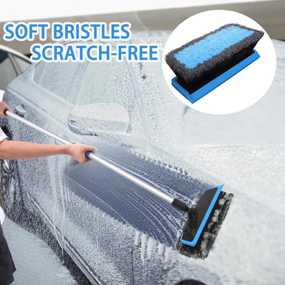 Wontolf long handle extended cleaning a roof, reaching high spots effortlessly