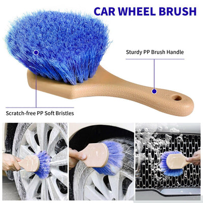 Wontolf rubber squeegee gliding across windshield for streak-free view