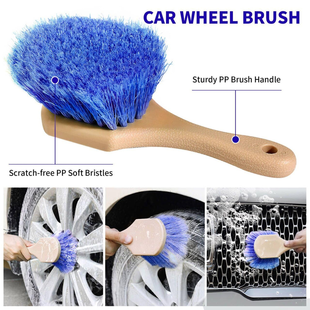 Wontolf rubber squeegee gliding across windshield for streak-free view