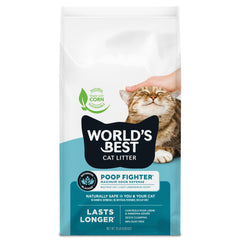 World's Best Cat Litter frente del empaque mostrando control de olores