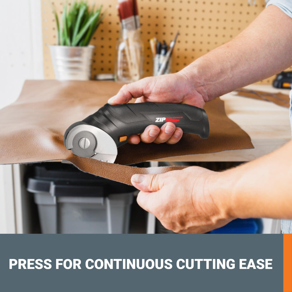 WORX ZipSnip stored in custom carrying case for secure transport and blade protection