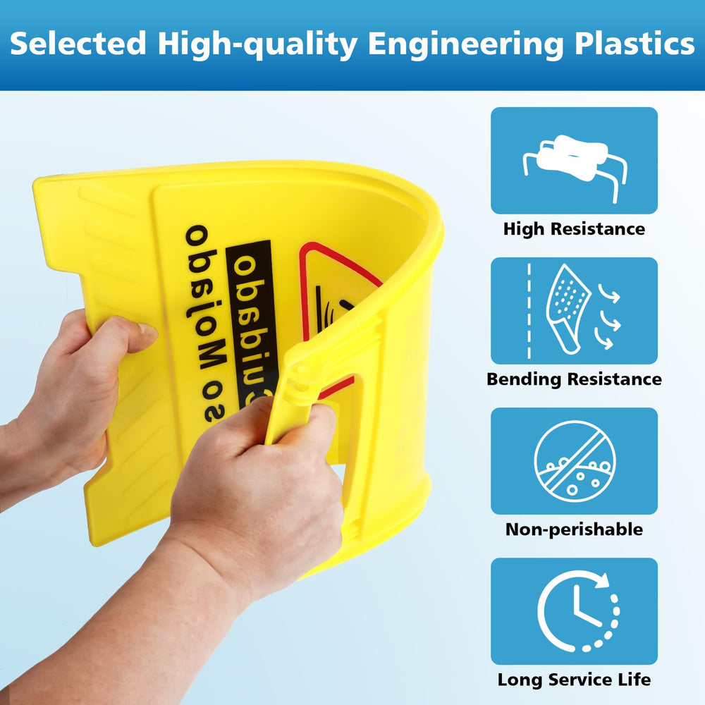 WOUSEDO primer plano del plástico resistente y detalle de durabilidad