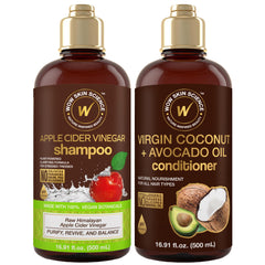 WOW Skin Science botella frontal del shampoo mostrando limpieza efectiva
