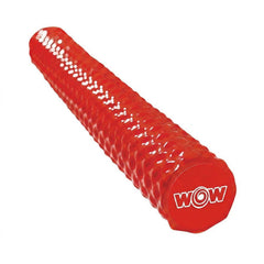 WOW Sports noodle frontal empaquetado mostrando color rojo y tamaño