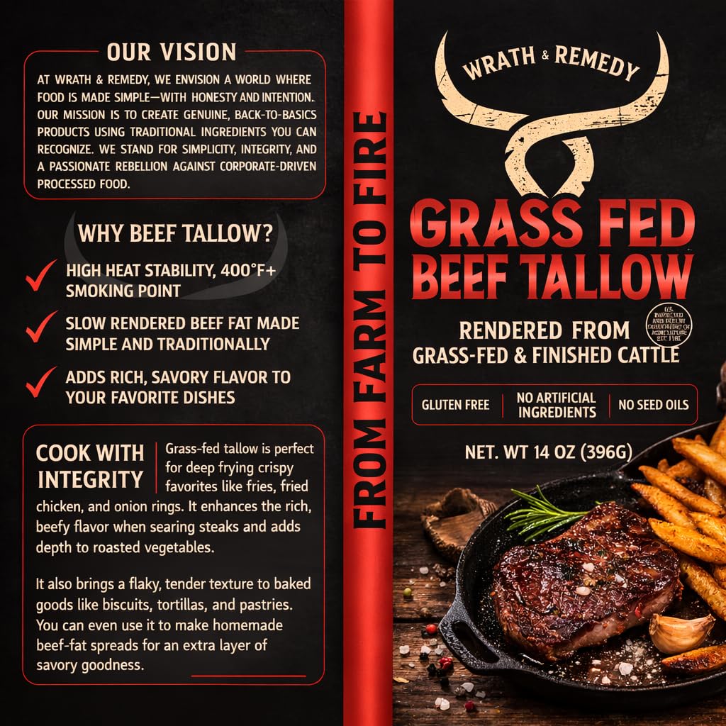 Wrath & Remedy tallow incorporado en masa de tarta para cortehojas hojaldradas