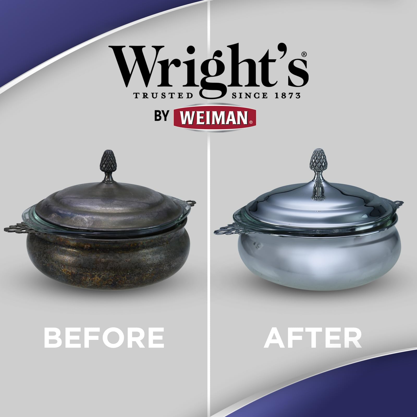 Wright's etiqueta legible destacando fórmula sin amoníaco y seguridad