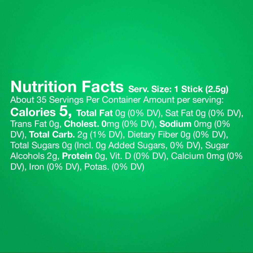 WRIGLEY'S EXTRA caja completa con seis packs lista para almacenar
