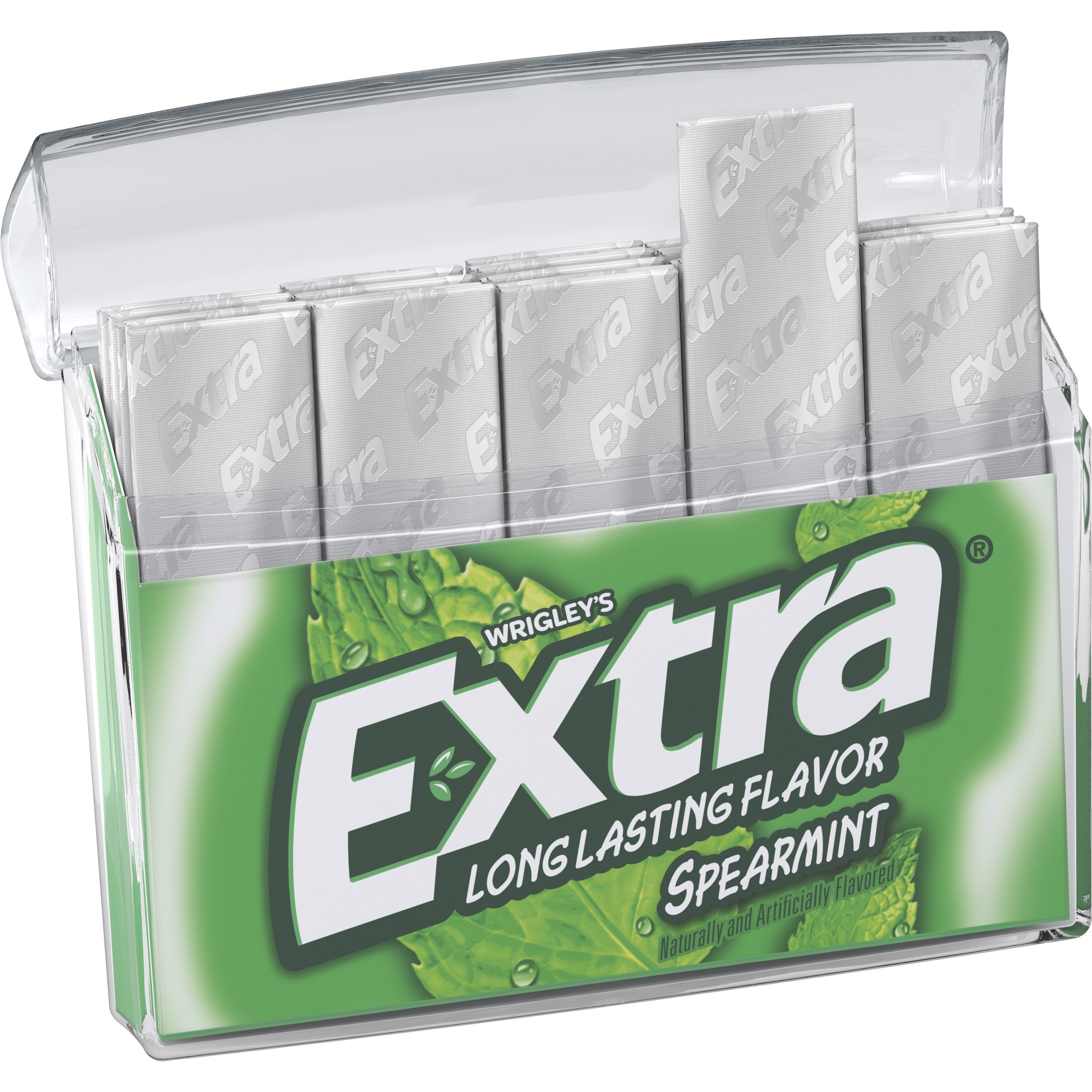 WRIGLEY'S EXTRA paquete dentro de un bolso ideal para llevar y refrescarse