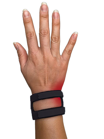WristWidget lifestyle image showing active user and daily support