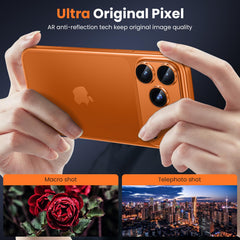 WSKEN detalle de textura aluminio Cosmic Orange que aporta aspecto premium