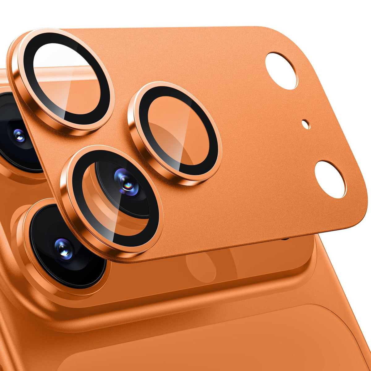 WSKEN protector frontal para lente iPhone 17 Pro Max con cobertura total y estilo