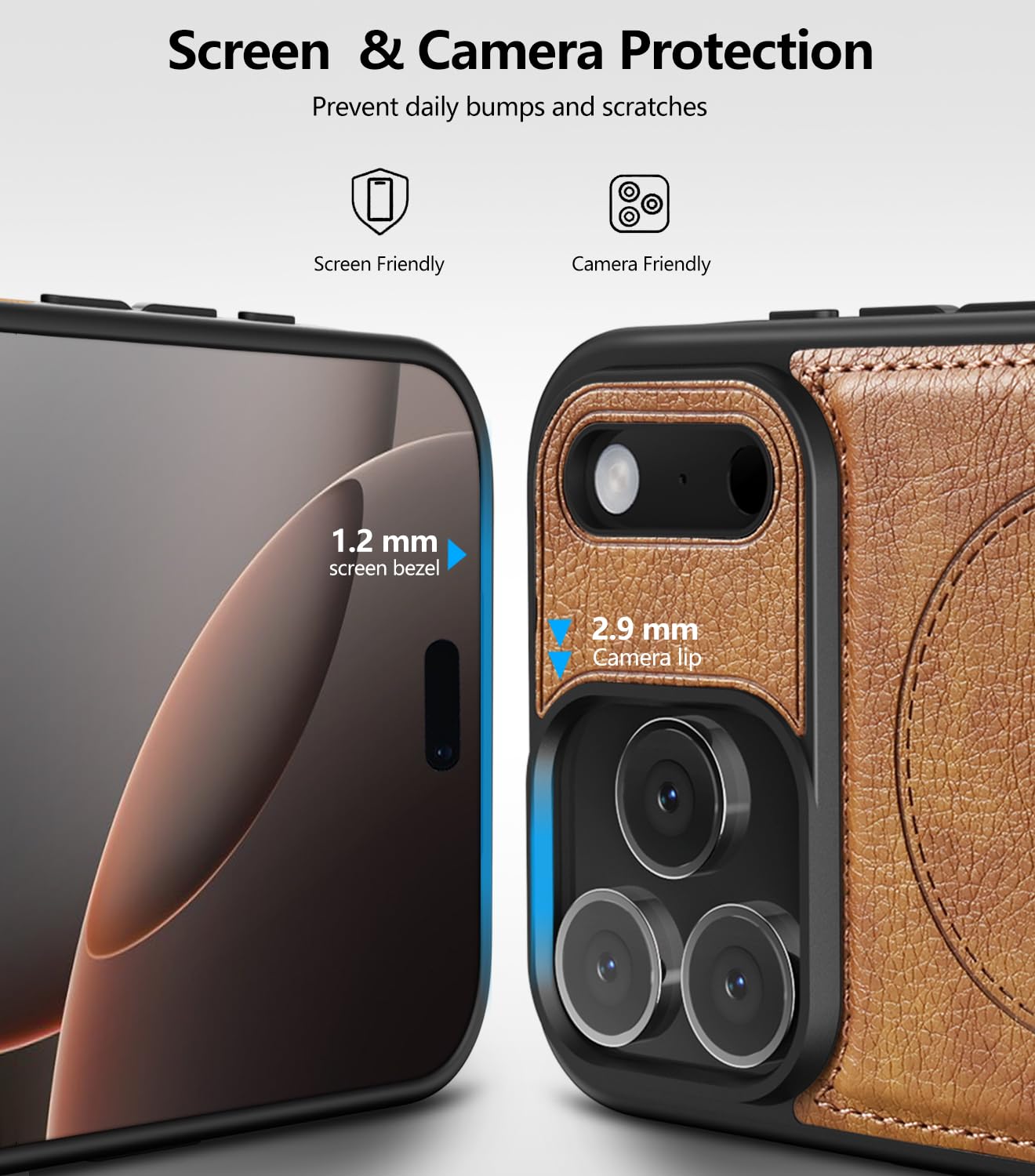 WTCASE funda en mano demostrando agarre ergonómico y control seguro