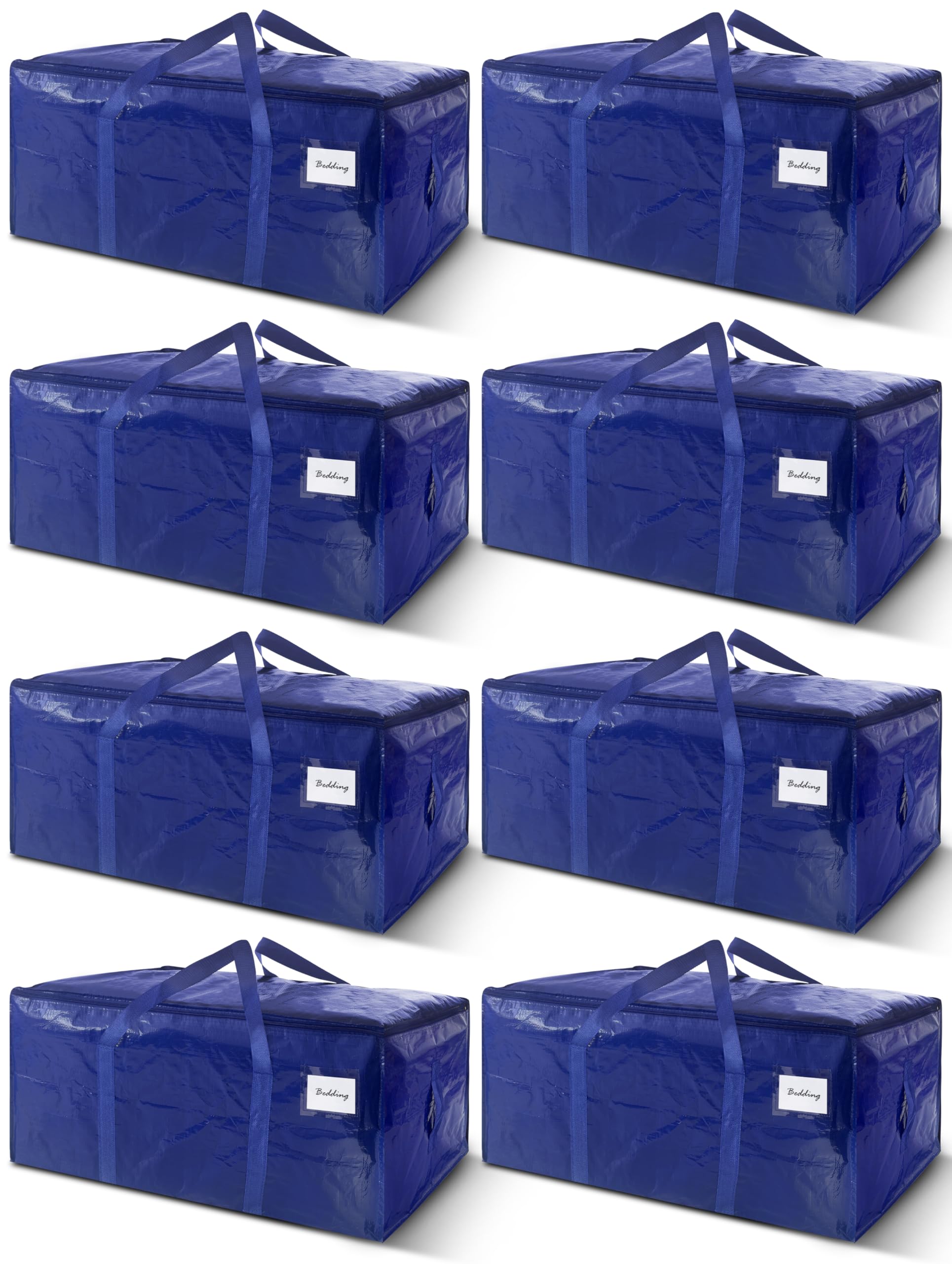 WTREE frente del paquete de 8 bolsas mostrando diseño resistente y color azul